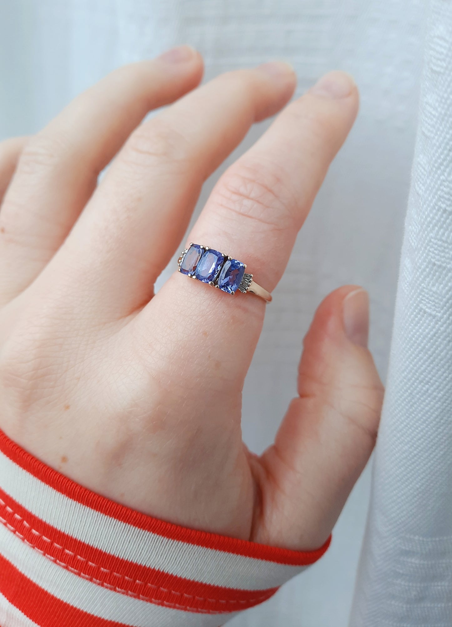 Tanzanite & diamond ring | NEW