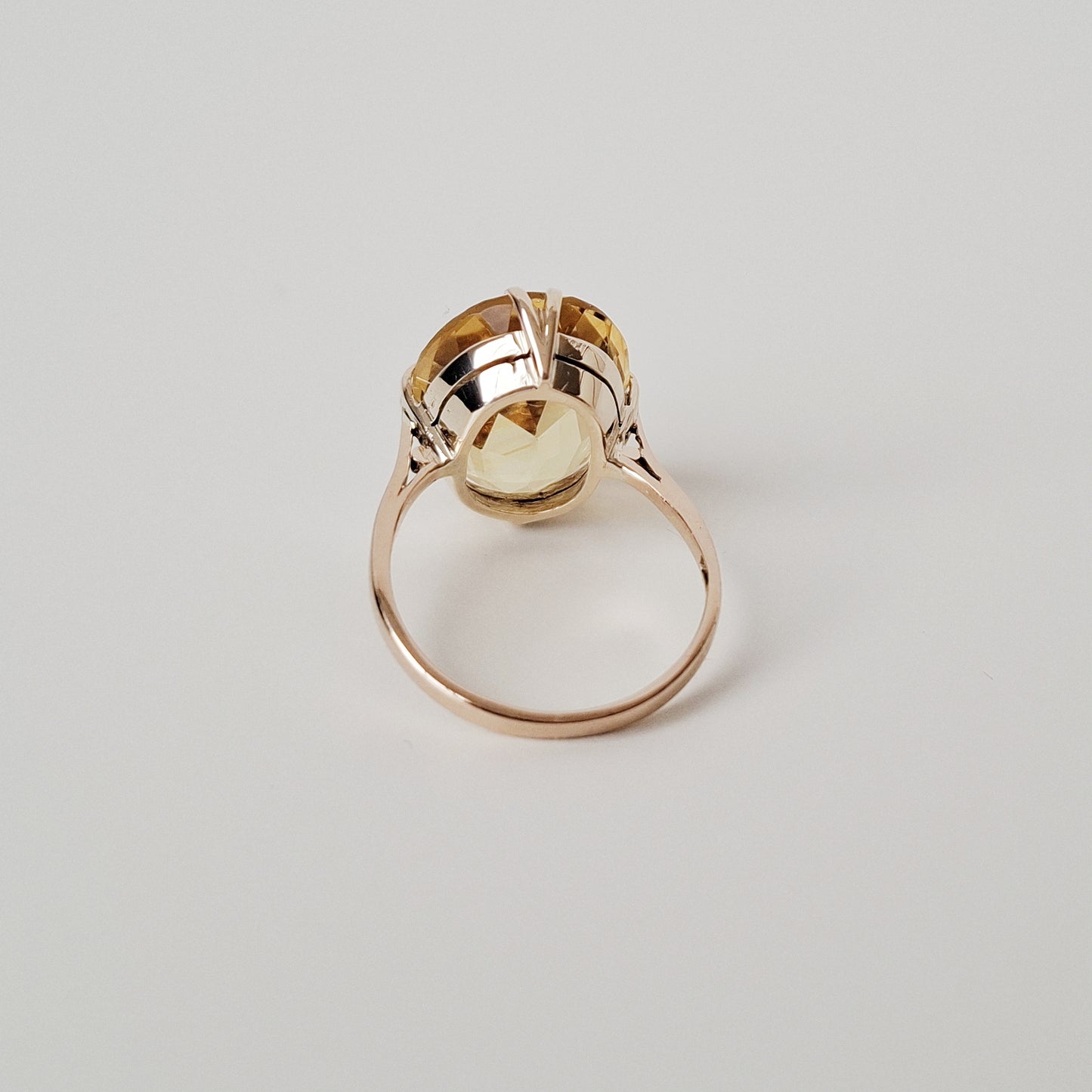 Topaz solitaire ring | NEW