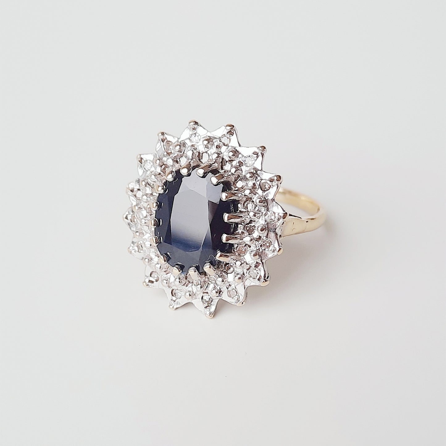 Diamond & sapphire ring | NEW