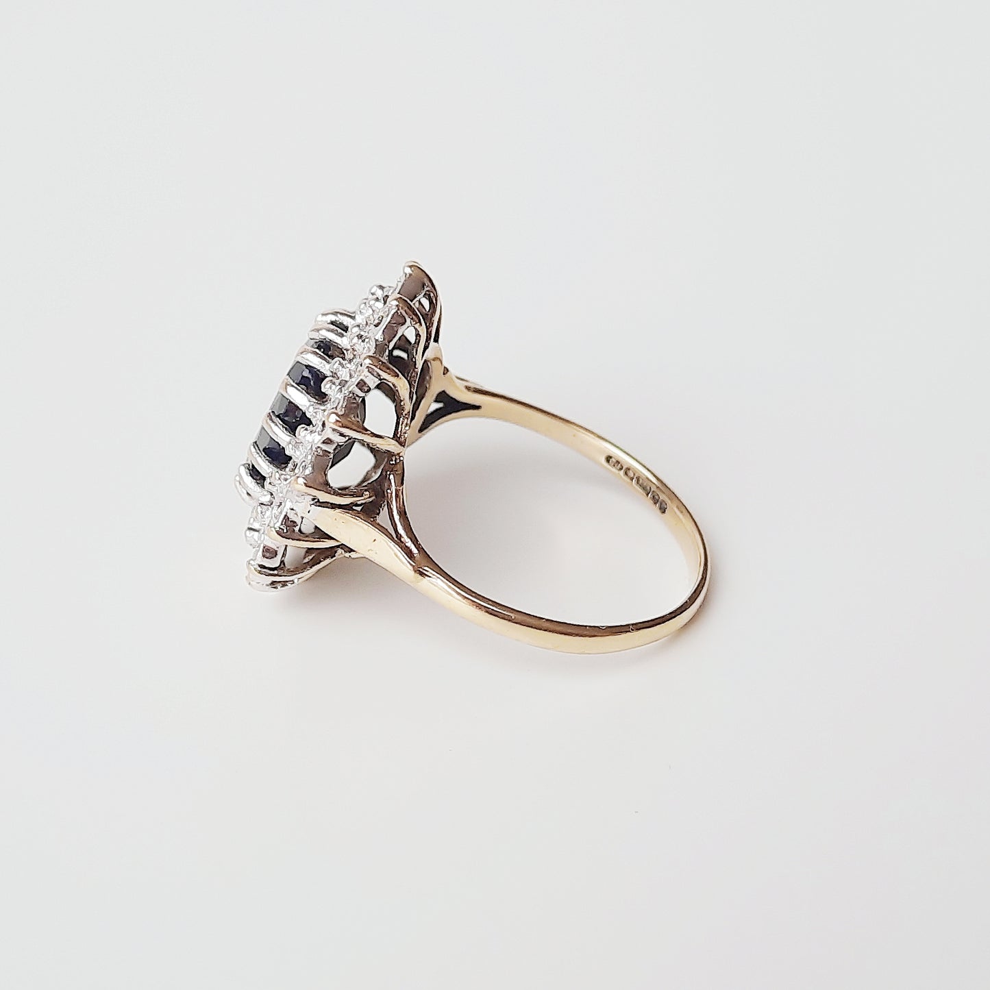 Diamond & sapphire ring | NEW