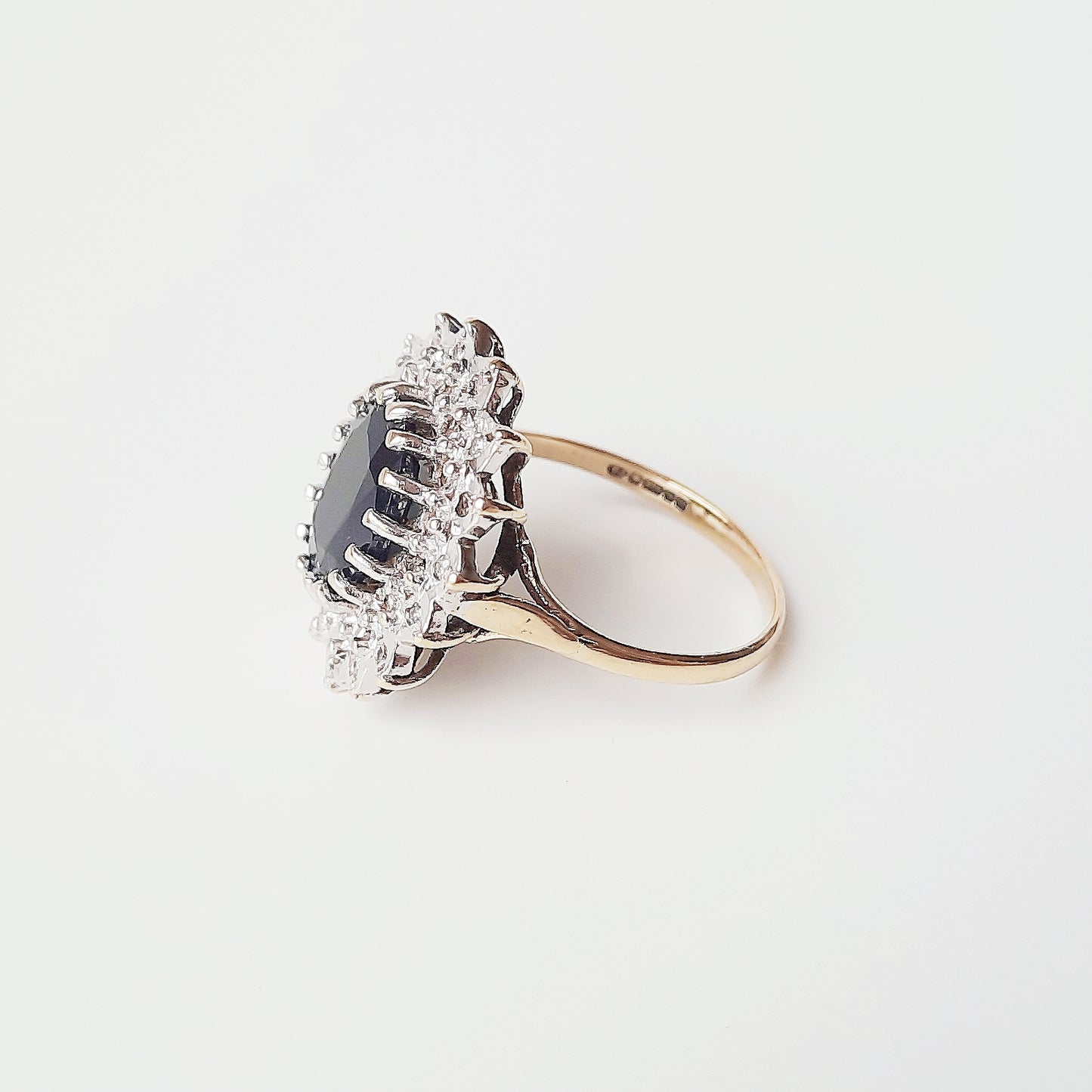 Diamond & sapphire ring | NEW