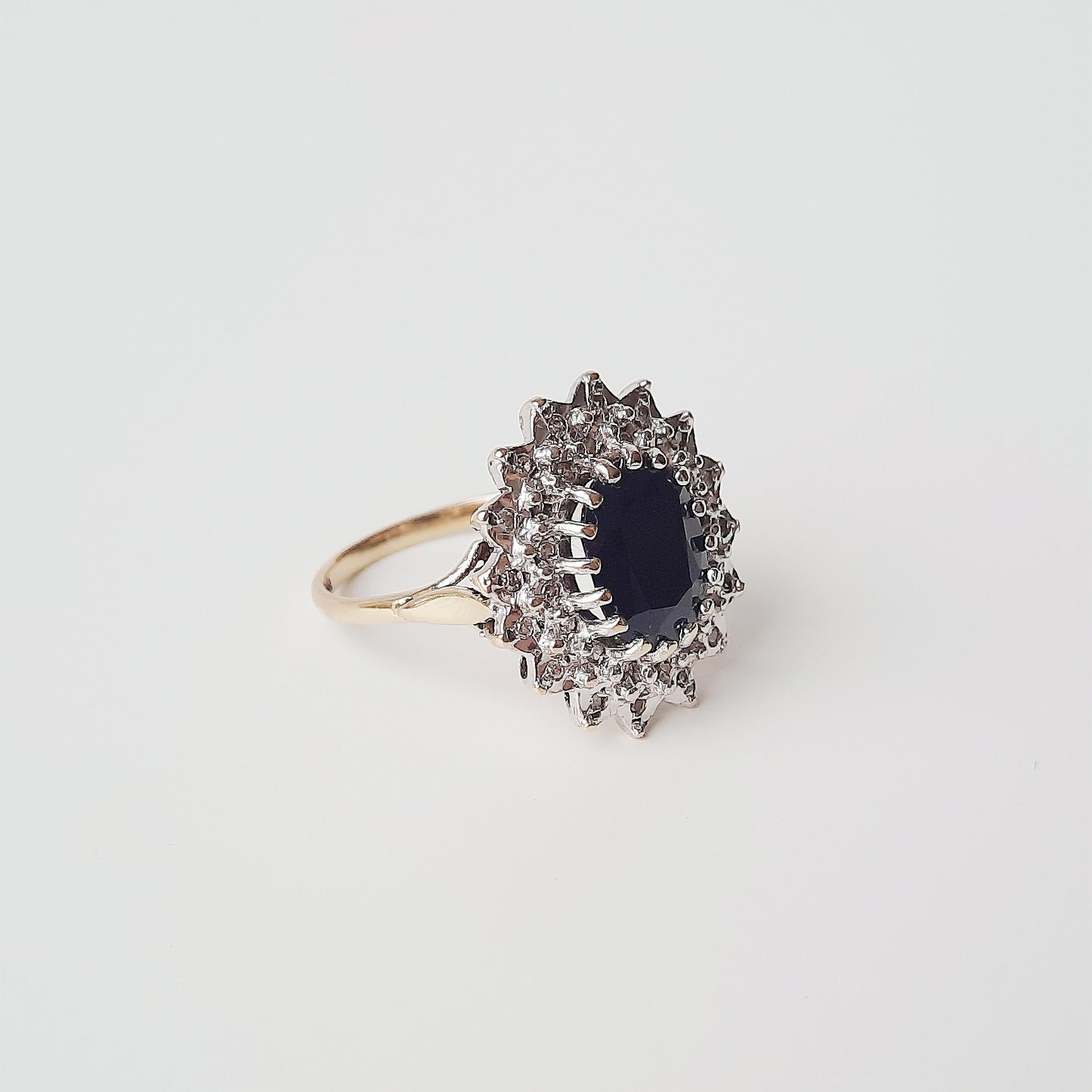 Diamond & sapphire ring | NEW